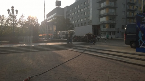 Центр Екатеринбурга перекрыли ради Пореченкова (фото)