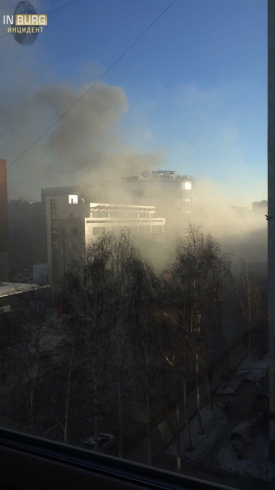 В Екатеринбурге сгорела сербская закусочная