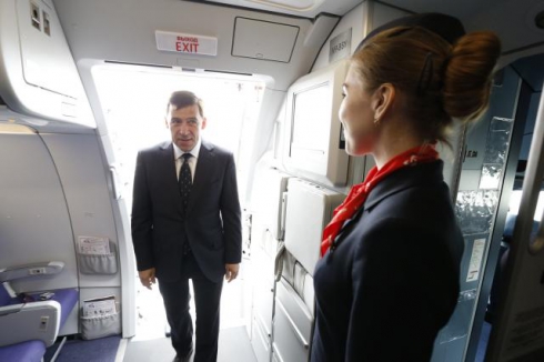 Евгений Куйвашев почувствовал себя пилотом Airbus A321