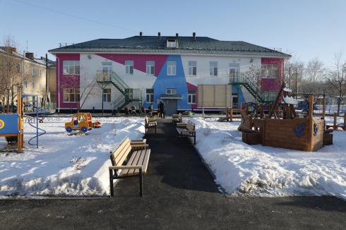 РМК открыла в Коркино после ремонта детский сад и построит современный спортивный комплекс