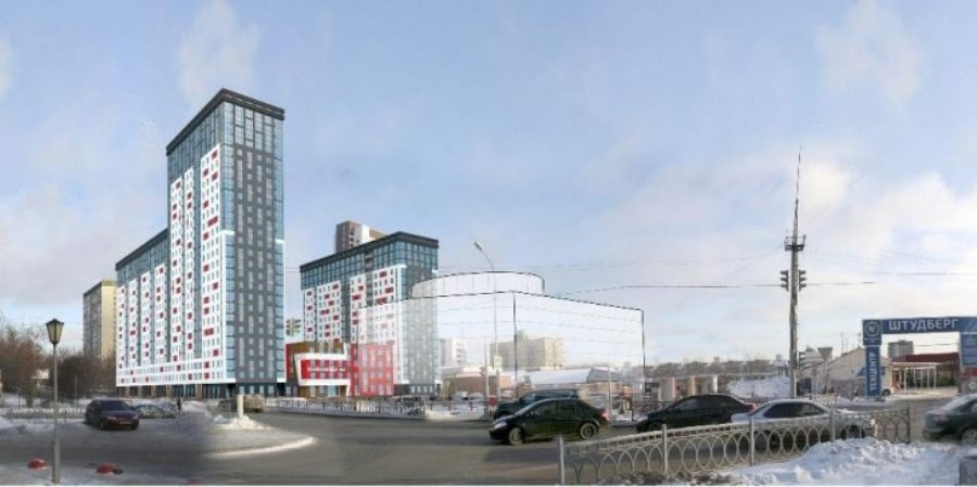 В Екатеринбурге на улице Комсомольской начали сносить «Юмакс», на его месте появится жилой комплекс