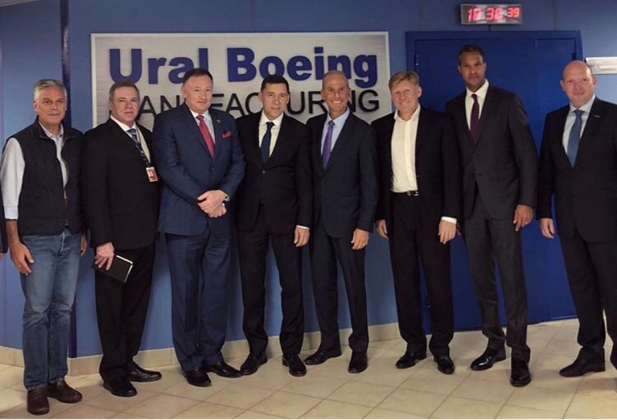 Евгений Куйвашев и руководство Boeing открыли новое производство в «Титановой долине»