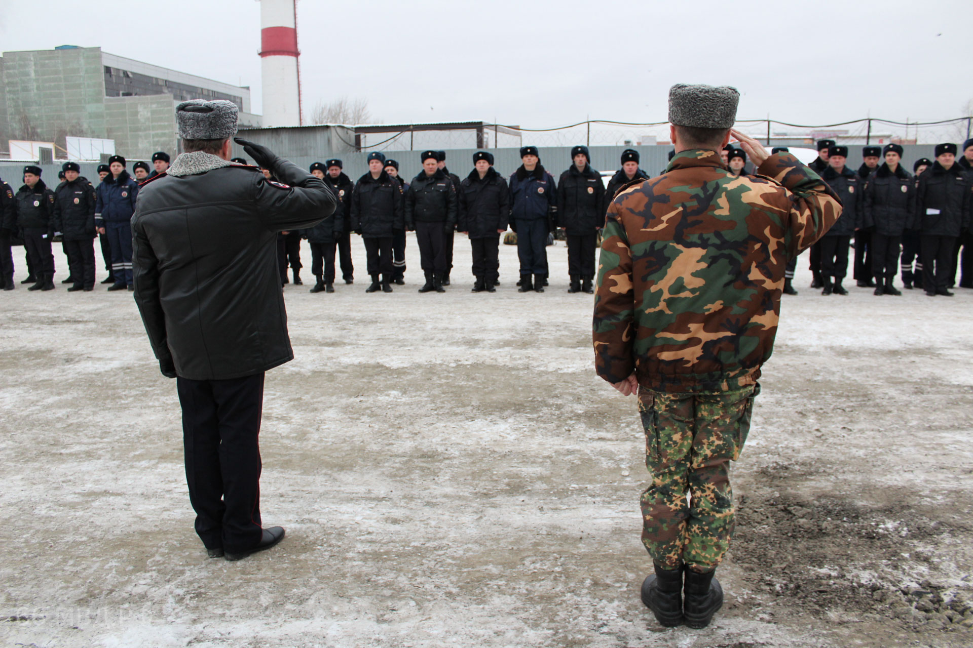Отряд свердловских полицейских отправился в командировку на Кавказ