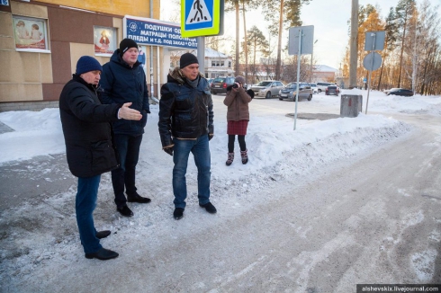 Свердловские единороссы раскритиковали уборку снега в Верхней Пышме (ФОТО)