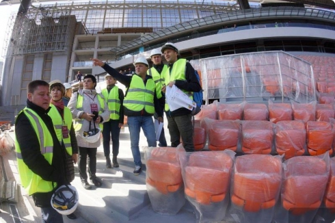 Больших нареканий нет: делегация FIFA и Оргкомитета «Россия-2018» посетила Екатеринбург