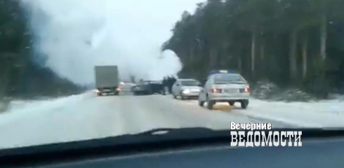 В Полевском два инспектора ГИБДД сгорели в патрульном автомобиле