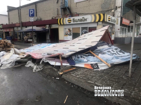 Власти Екатеринбурга снесли стихийный рынок возле «Таганского Ряда»