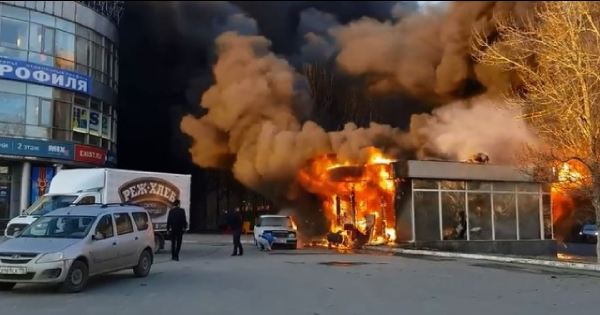 Закусочная «Югославия гриль» сгорела в Екатеринбурге