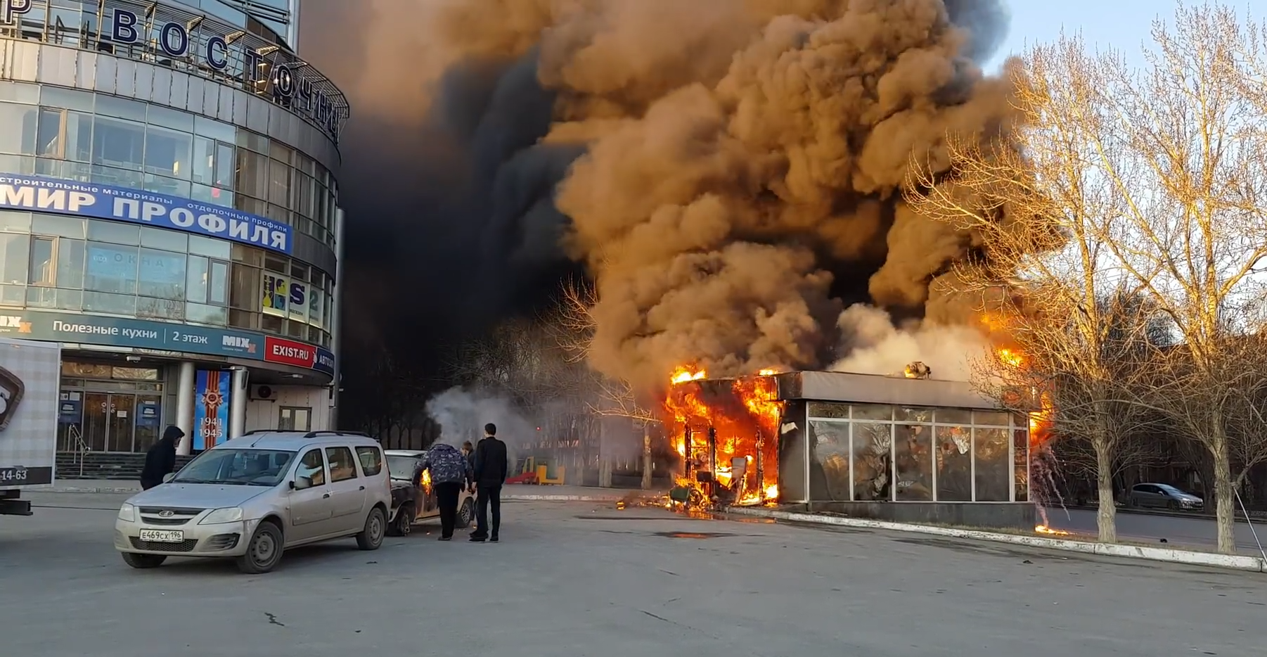 Закусочная «Югославия гриль» сгорела в Екатеринбурге