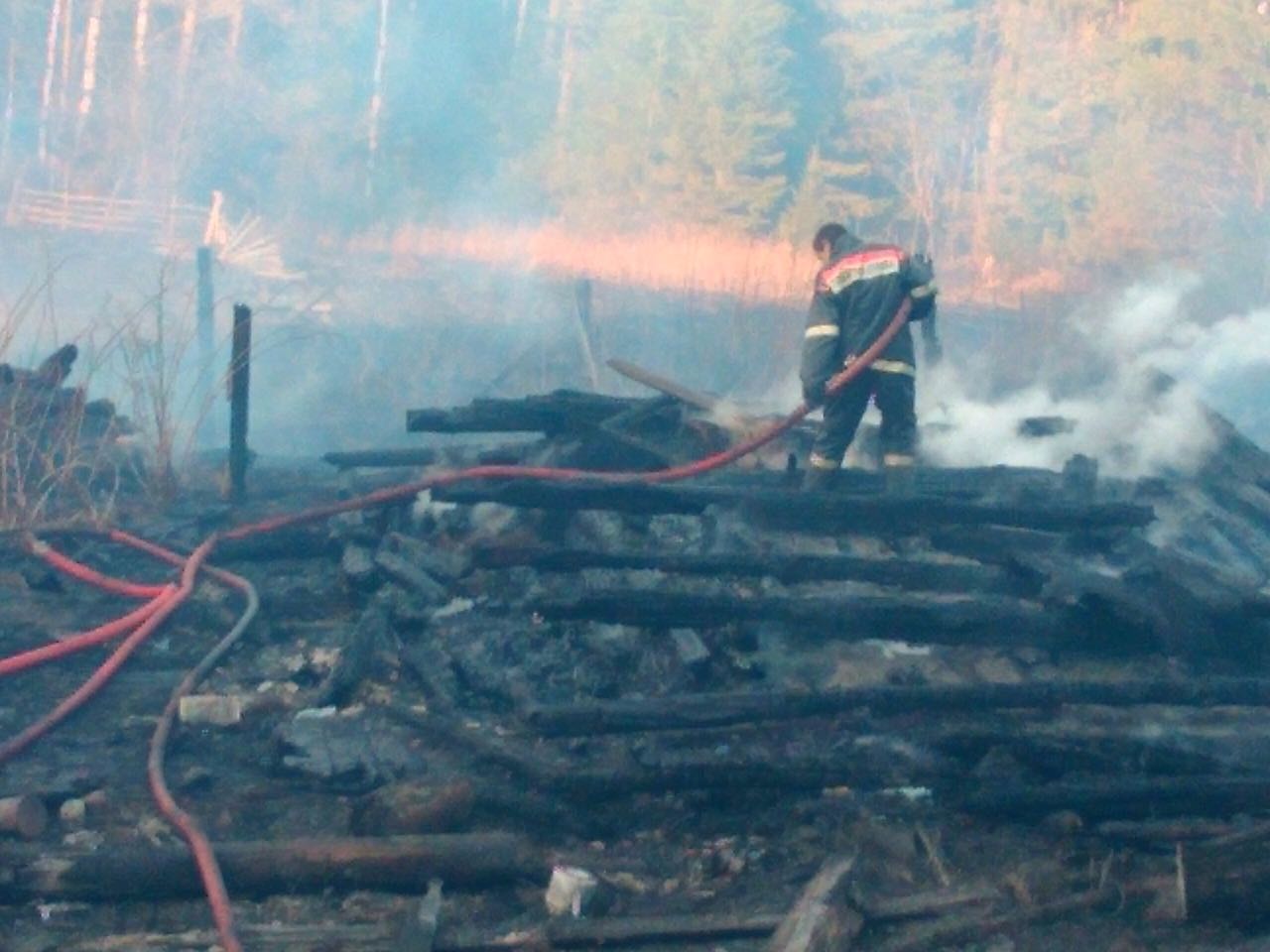 МЧС: причиной пожара в поселке Черный Яр стало сжигание мусора