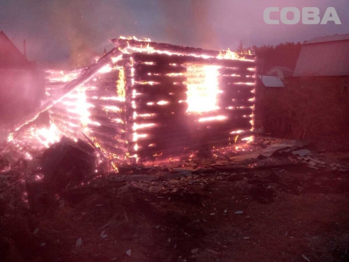 Ночью на Чусовском тракте горели несколько домов