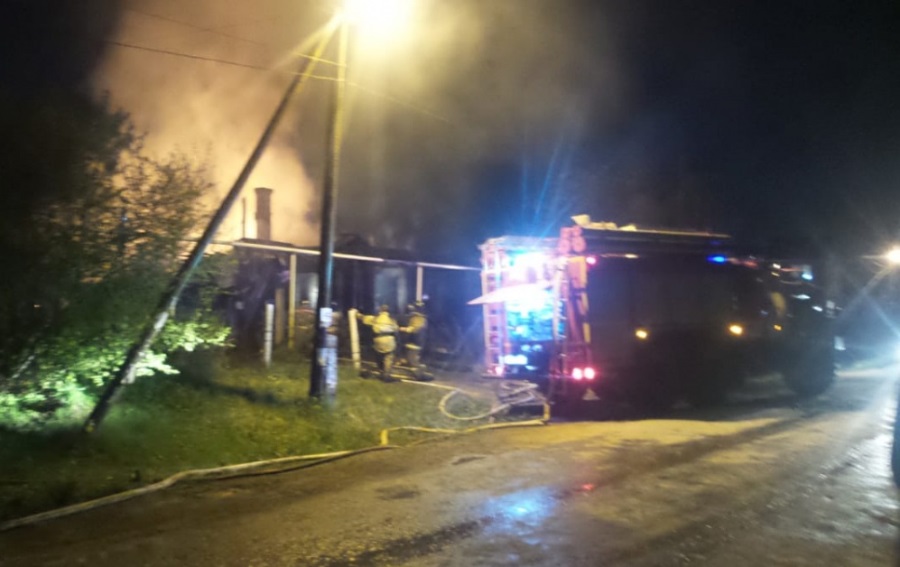 Пожар в Косулино унёс жизни двух человек