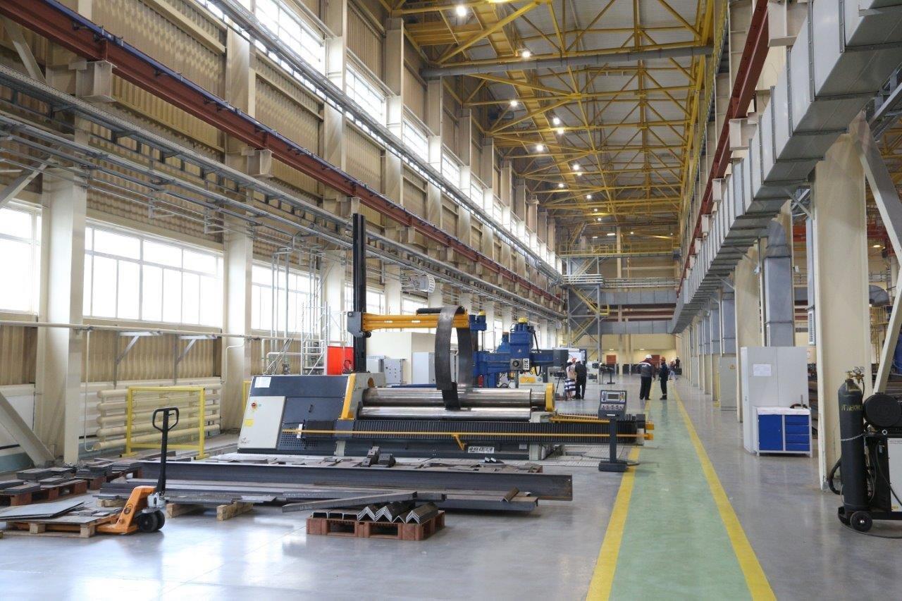  Свердловское предприятие завершает строительство второй очереди крупного производства стальных конструкций