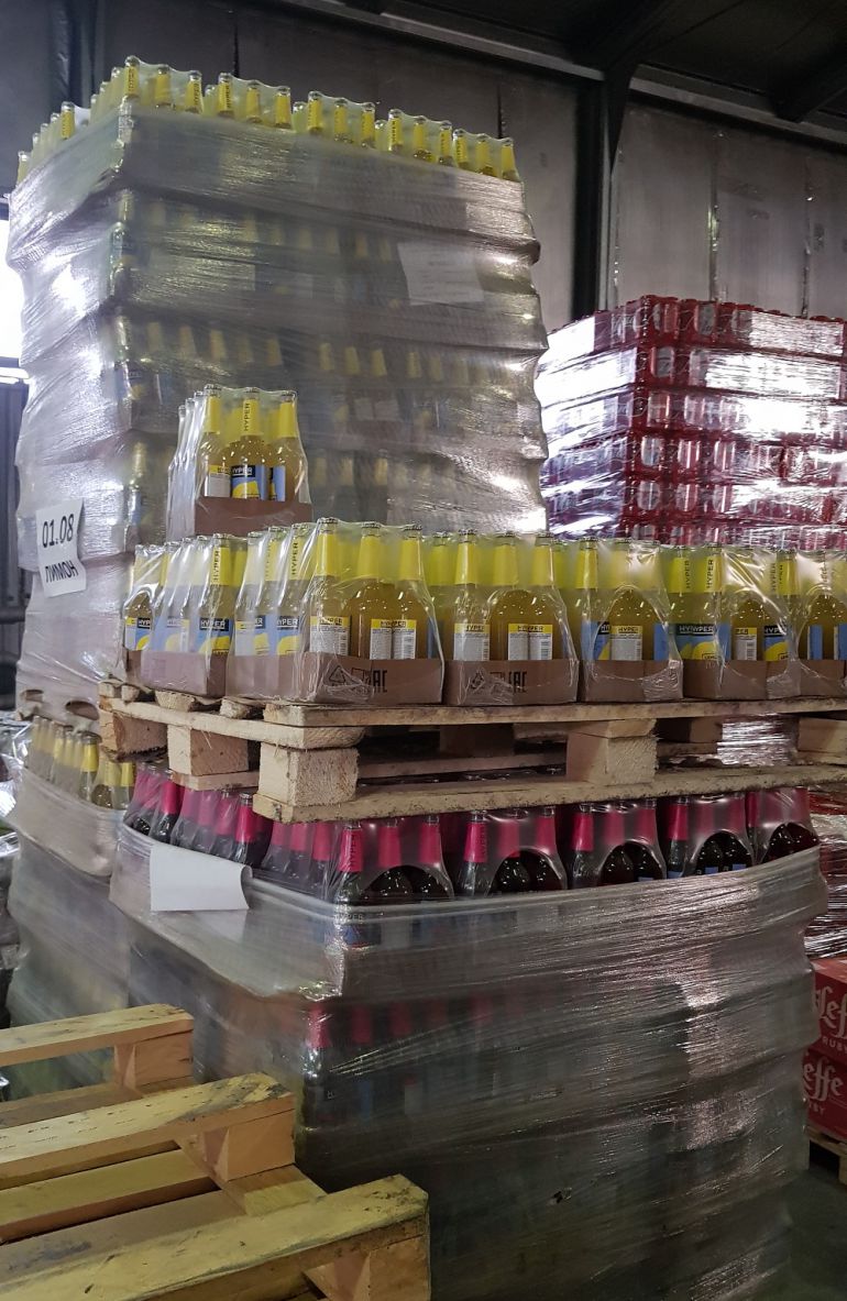 В Свердловской области  изъяли 28 тысяч бутылок пивных напитков