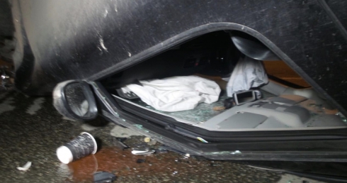 От сильного удара автомобиль перевернулся: в Берёзовском произошло ДТП