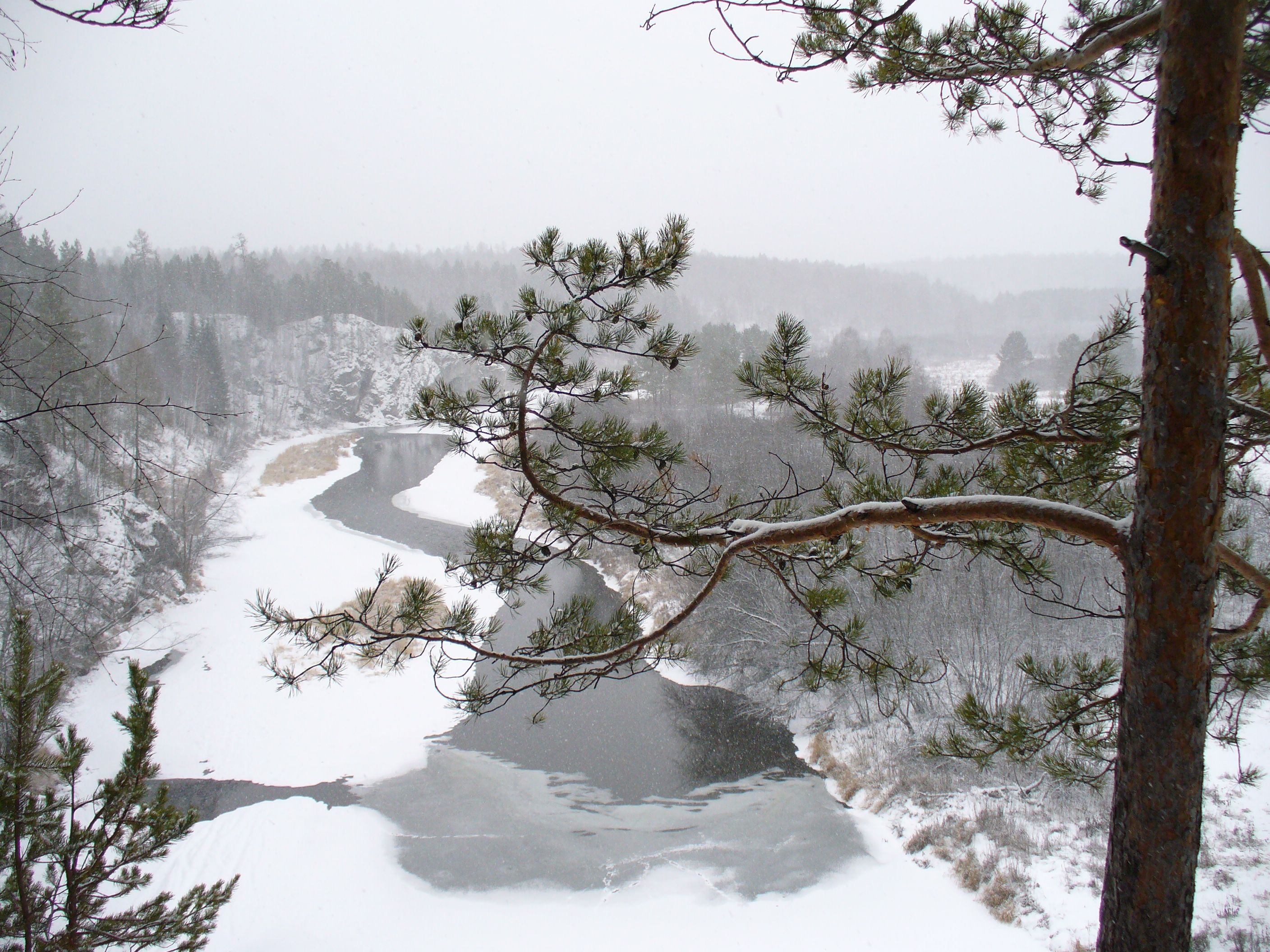 Оленьи ручьи природный парк зимой