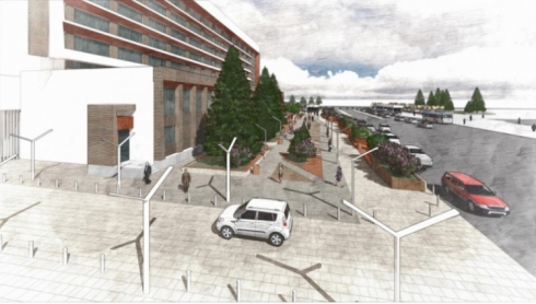 Архитекторы планируют создать «пешеходный оазис» на площадке перед УрГЭУ