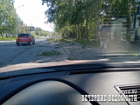 В Екатеринбурге прошел сильный ураган