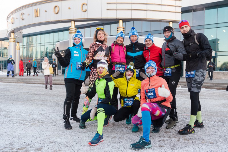 Любители бега из УГМК приняли участие в зимнем полумарафоне «Европа – Азия» в Екатеринбурге